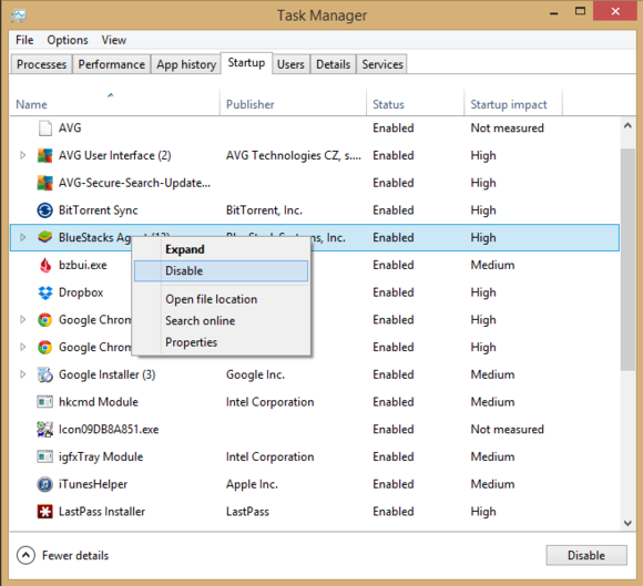 windows8 1taskmanager