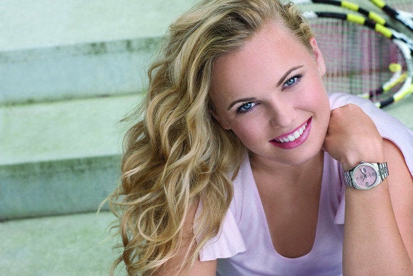 wozniacki rolex ad