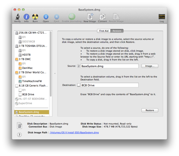 installation disk for mac osx windows