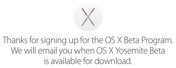 yosemite beta signup