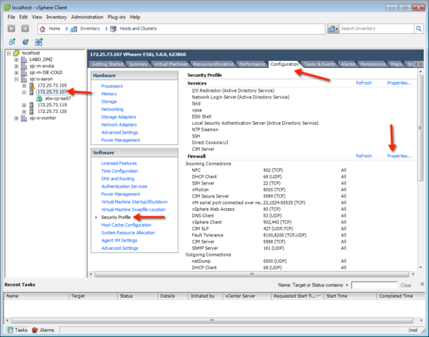 Security Settings