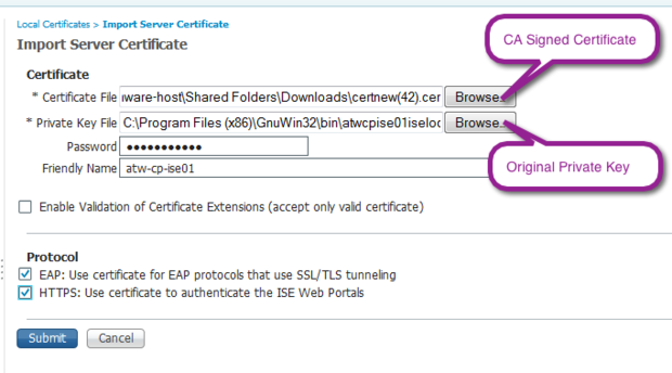 Import Key Pair