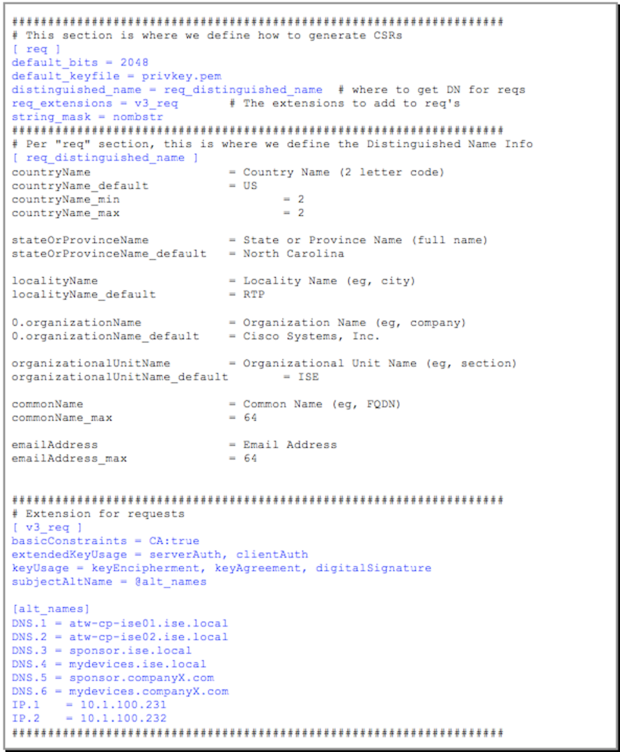 Example Config