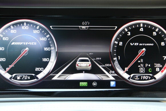 2014 mercedes benz s63 amg instrument cluster