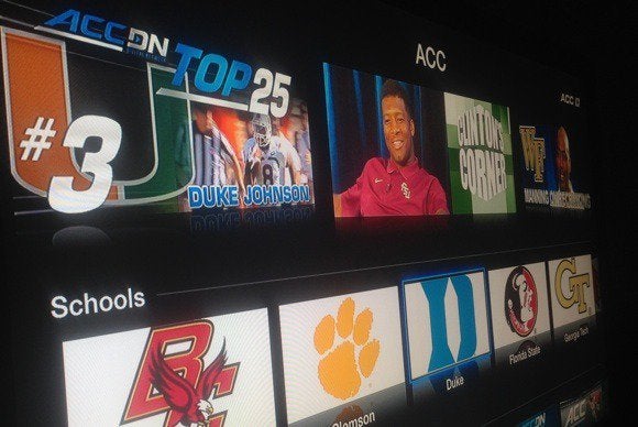 apple tv channel acc