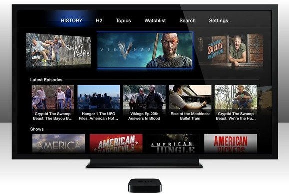 apple tv channel history