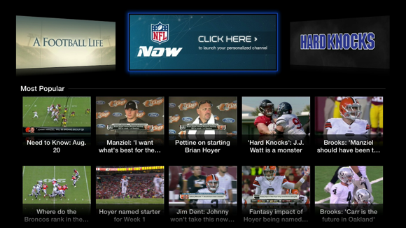 apple tv channel nfl now