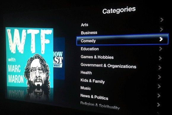 apple tv channel podcasts