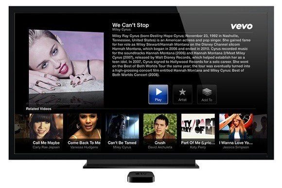 apple tv channel vevo