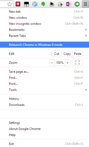 chromemenu