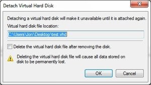 detatch vhd