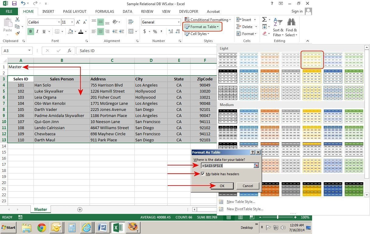 table plus create database