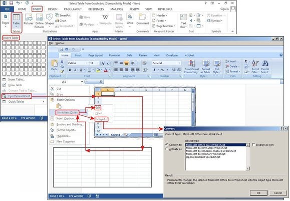 f4 Infoga Tabell excel-kalkylblad