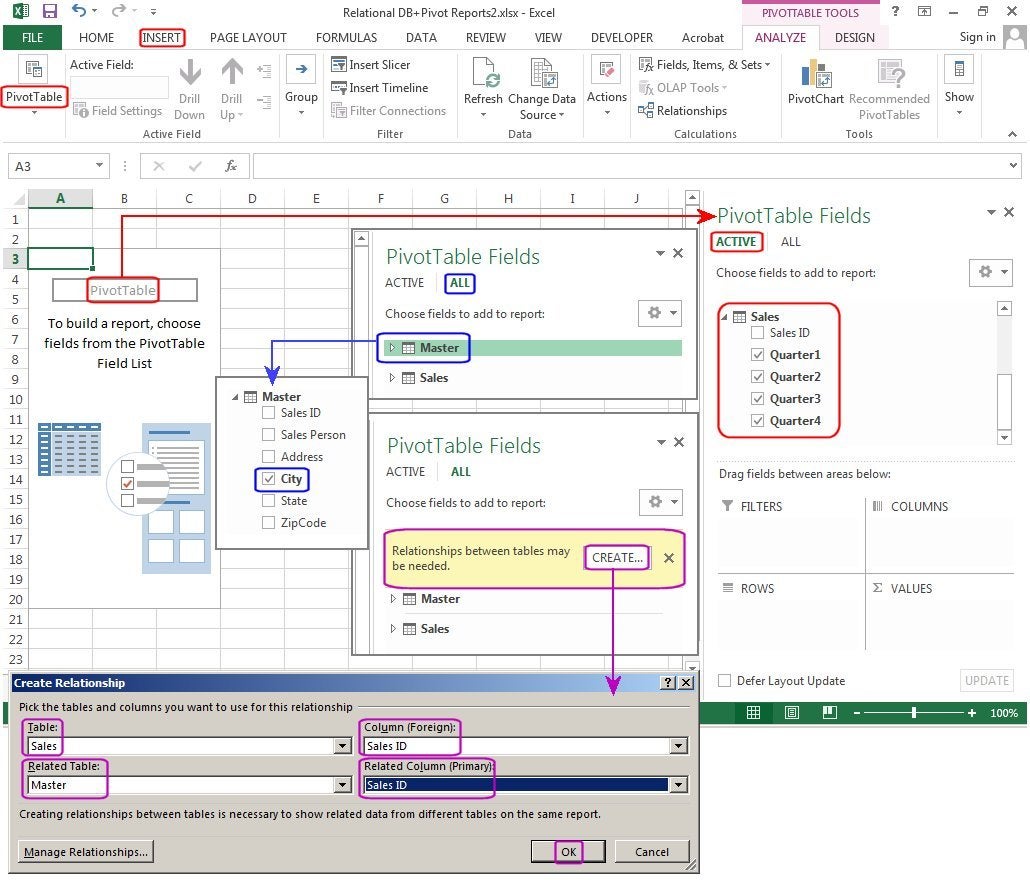 Excel For Mac Create Relationship Between Tables