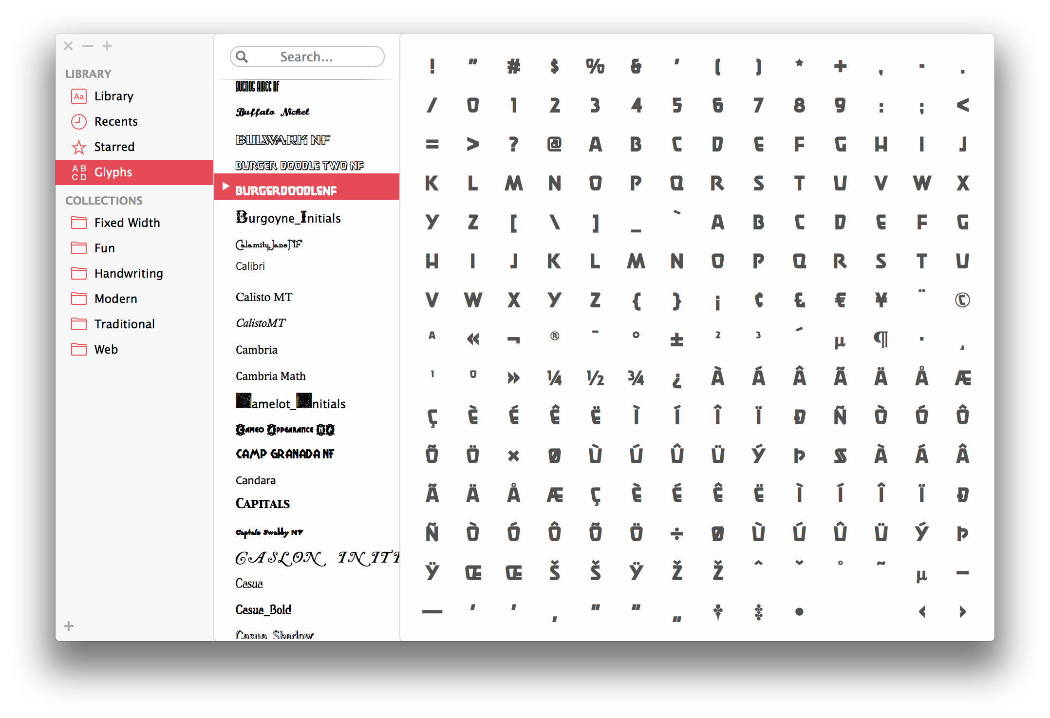 Fonts Review Preview Your Mac S Fonts With This App S Attractive Interface Macworld