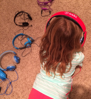 frakes kid headphone testing