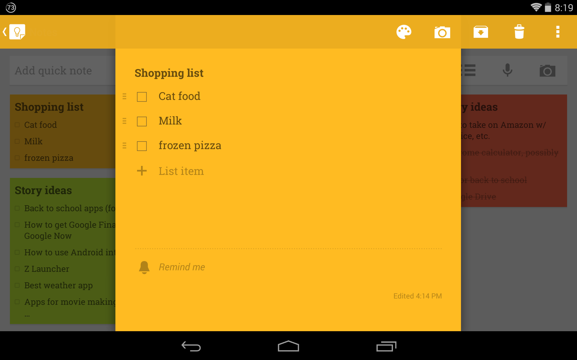 google keep