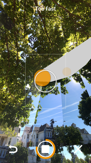 google photo sphere dots