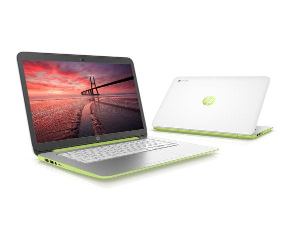 hp chromebook 14 neon green sep 2014