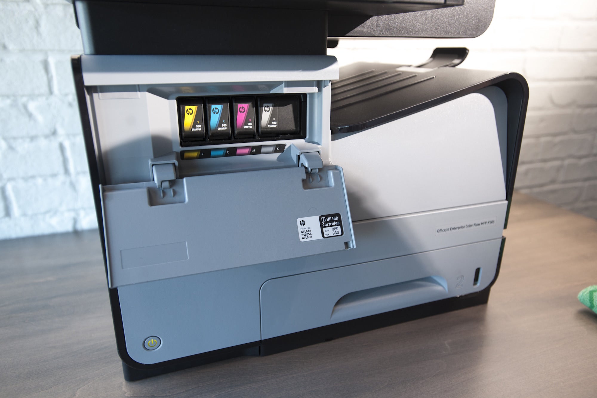 HP Officejet Enterprise Color Flow X585z Multifunction Printer review ...