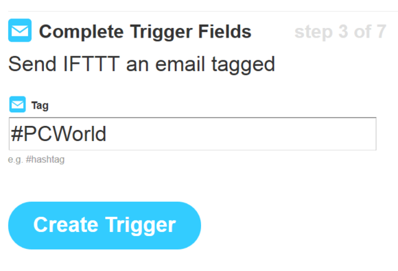 ifttt email tag