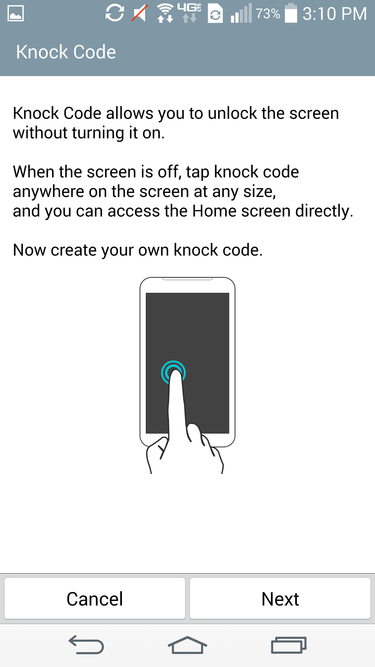 lg knockcode