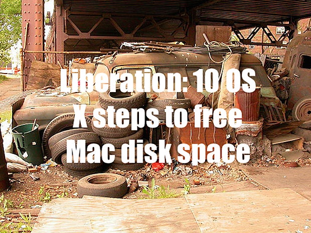 how to free disk space on mac os x