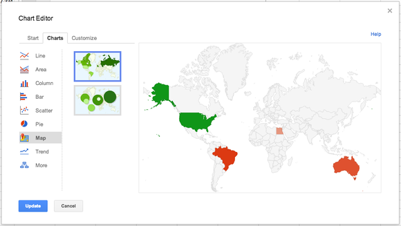 sheets map