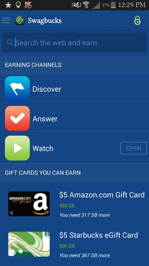 swagbucks main