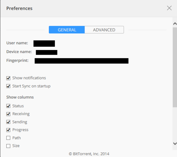 syncprefences