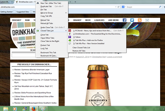 tab mix plus