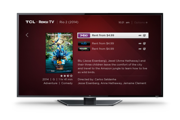 tcl roku tv front with search aug2014