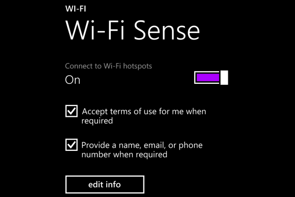 wi fi sense