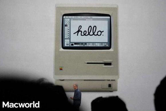Tim Cook takes the stage