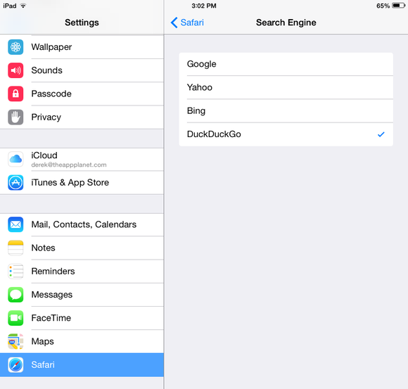 add duckduckgo search