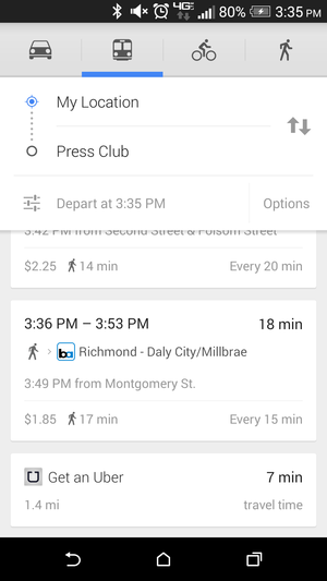 android transit