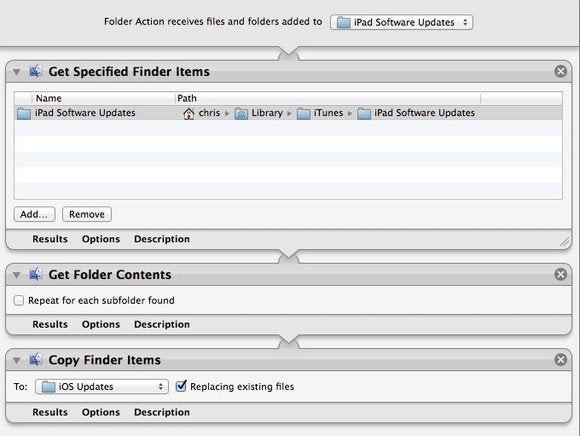 automate ipsw backup