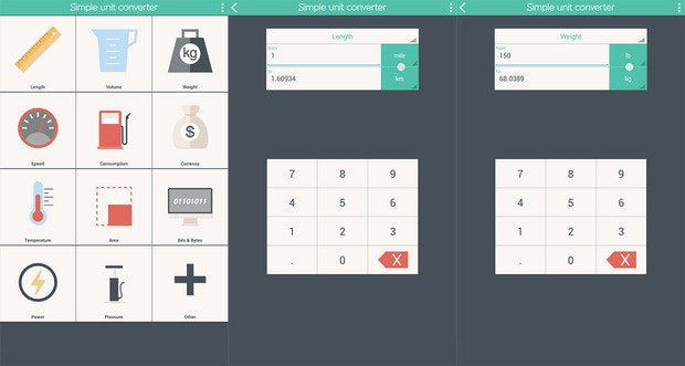 calculator apps simple unit
