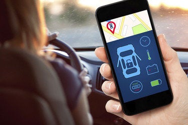 Smartphone car app data