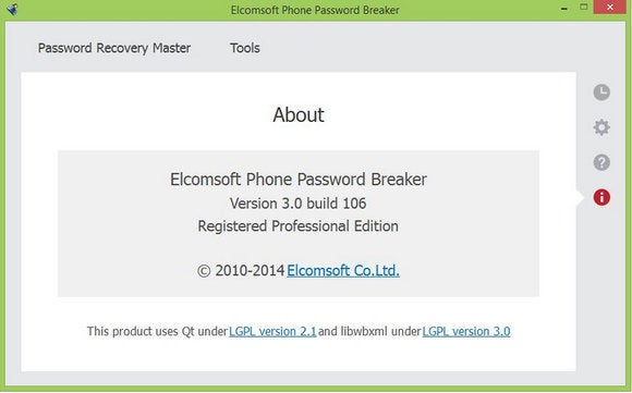 elcomsoft phone password breaker