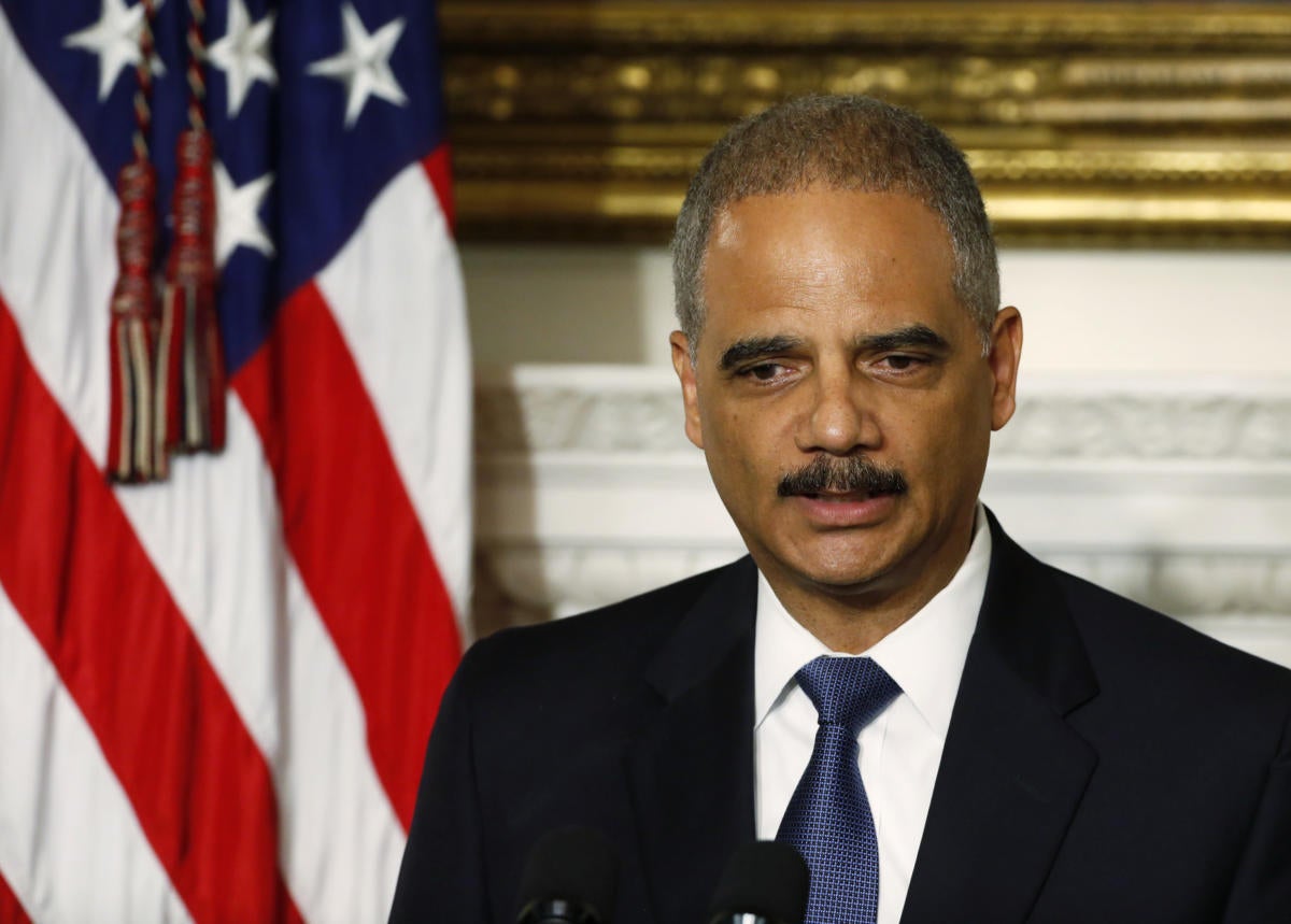 eric holder reuters larry downing