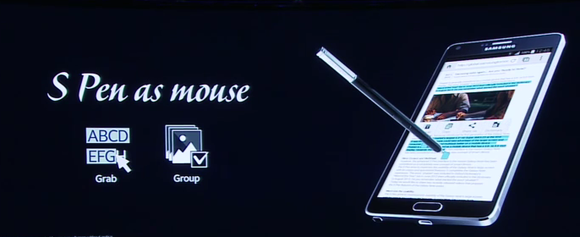 galaxy note 4 s pen as mouse