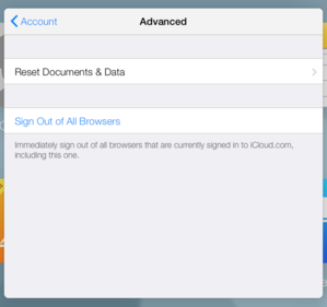 icloud security logout
