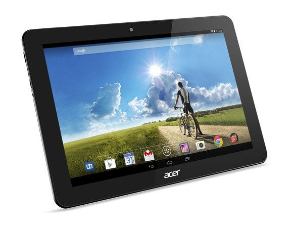 Acer iconia tab 10 right facing grey