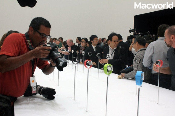Media at Apple event