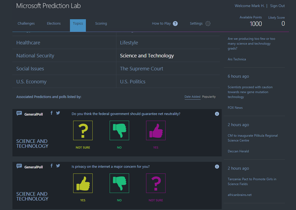 microsoft polls