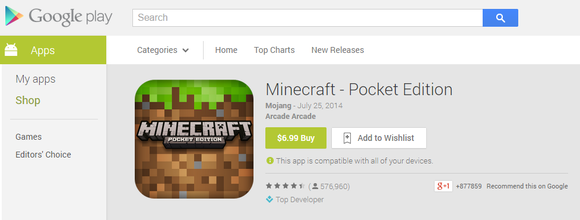 minecraft pocket edition android