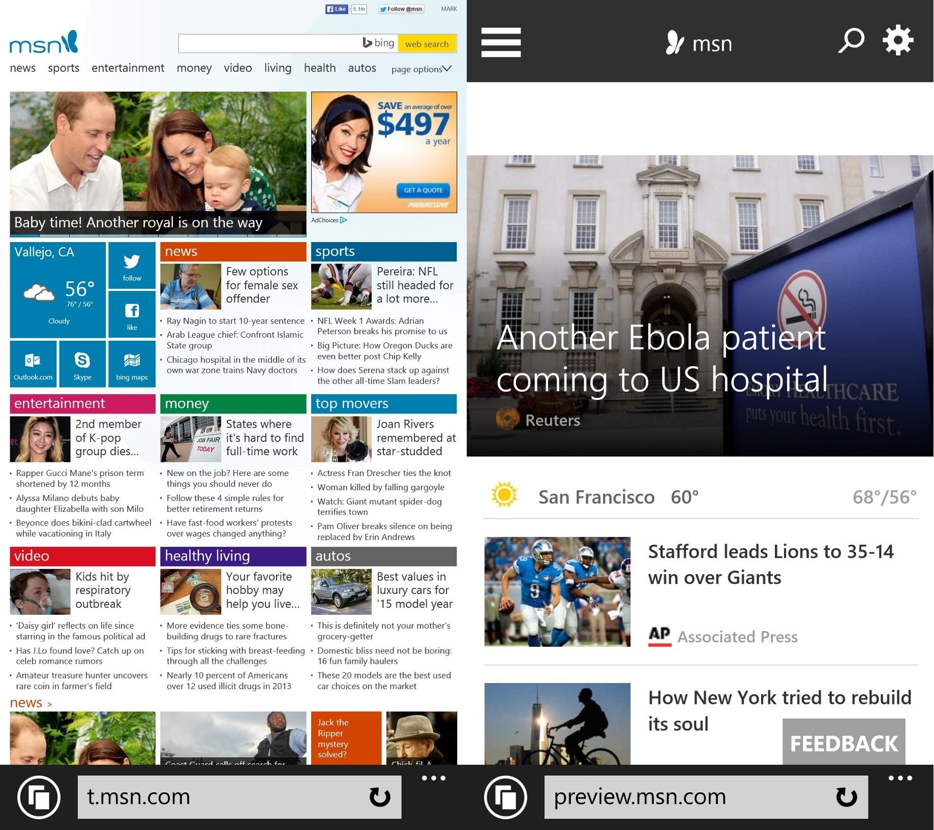 Microsoft's MSN redesign seems less like Metro, more like Googleâ€™s