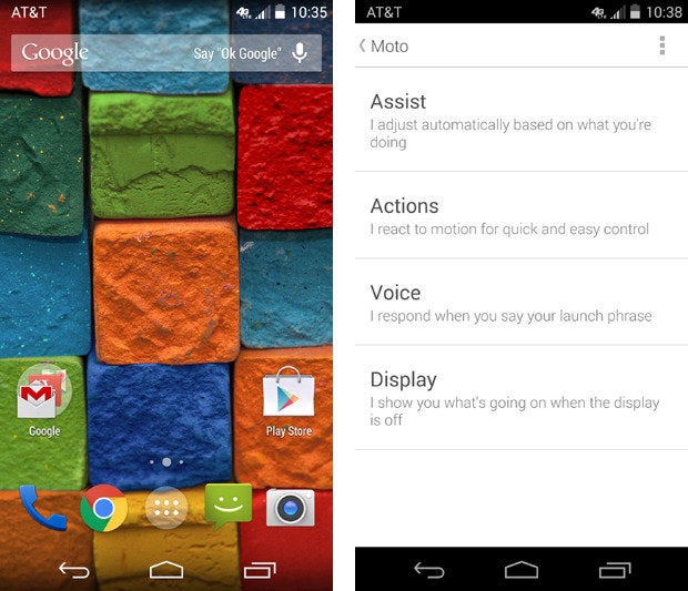 New Moto X Software