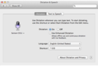 Enable OS X's Enhanced Dictation for on-the-fly transcription